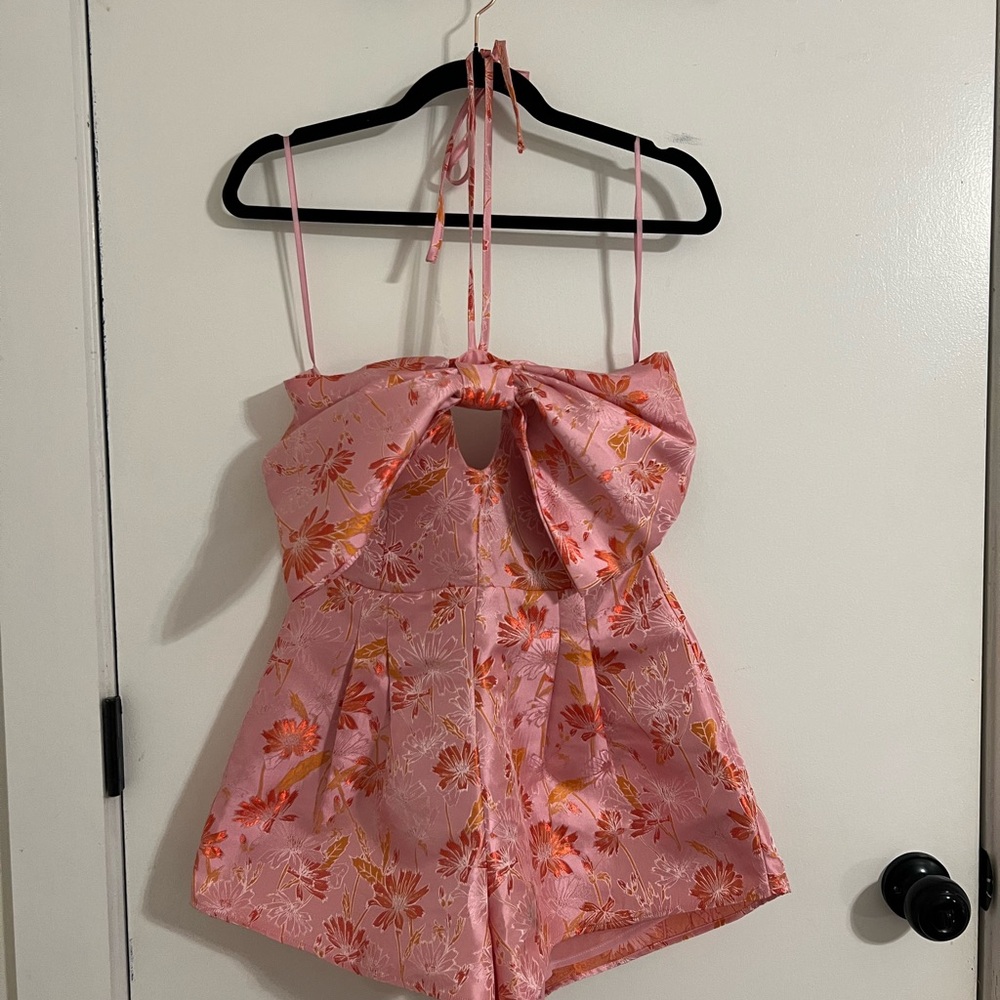 Buddy Love Pink Floral Romper